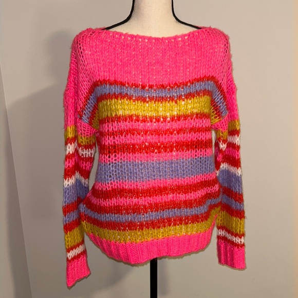 Altar’d State Knit Neon Sweater - Picture 2 of 5